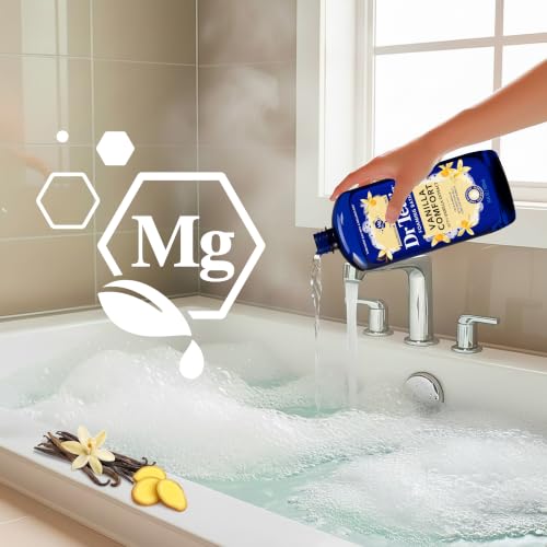 Dr Teal's Foaming Bath with Pure Epsom Salt, Vanilla Comfort, 34 fl oz (Pack of 4) - image 4