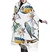 EOQIFJM Realistic Looking Birds On Branches Budgie And Macaw Tropical Wildlife Winter Scarf - Extra Long 71 Inch Cashmere Soft Fringe Scarf, Lightweight And Warm, Suitable For All Seasons