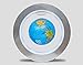 Levitation Floating Globe 4inch Rotating Magnetic Mysteriously Suspended In Air World Map Home Decoration Crafts Fashion Holiday Gifts (Blue)