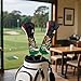 ELEQIN Driver Head Covers Golf Headcovers Golf Club Head Covers Mexico Flag Outdoor Sports Accessories Gift for Golfers Men Ideal for Spring Summer Fall Winter Athletic Waterproof