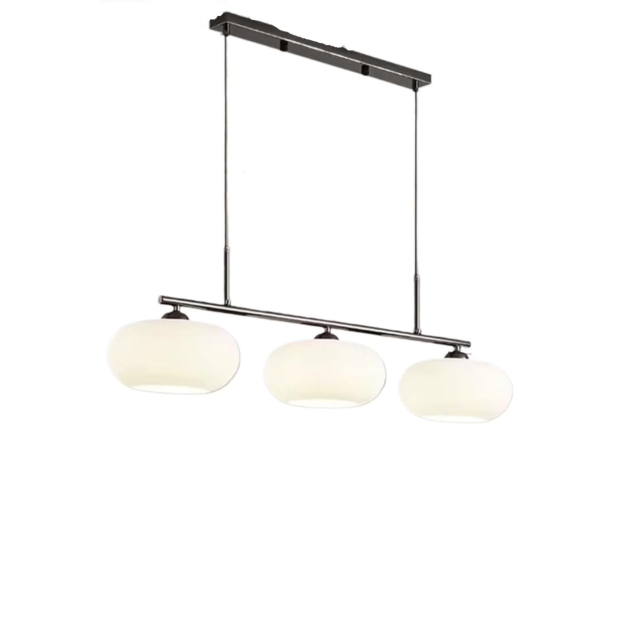 FZQSXAZU Pendant Light Ceiling Shade Nordic Glass Chandeliers with Lamps Lamp for Living Room Bedroom Restaurant Kitchen Hallway Contemporary InteriorBlack
