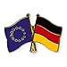 Produktbild Everflag Freundschaftspin: Europa-Deutschland