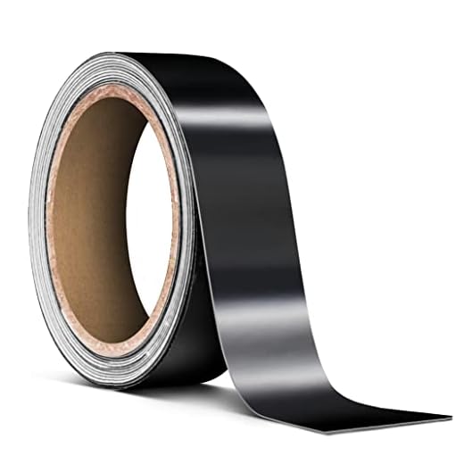VViViD+ Satin Vinyl Detailing Pinstriping Trim Tape (1" x 20ft, Black)