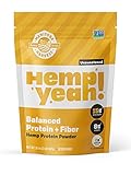 Manitoba Harvest Hemp Yeah! Organic Balanced Protein + Fiber Powder, Unsweetened, Keto Friendly,...