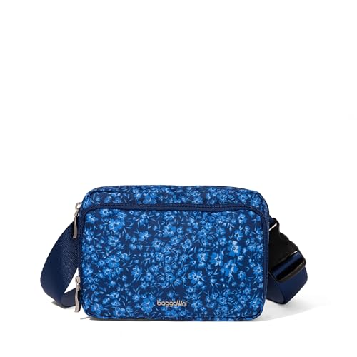 Image of Baggallini Modern Belt Bag 5x8 Travel Fanny Pack Sling Bag Waistpack w /RFID Card Holder Water-resistant Crossbody Bag