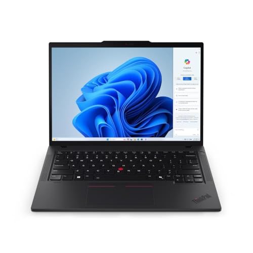Image of Lenovo ThinkPad T14 Gen 5 Intel Core Ultra 7 155U, 14 inch WUXGA (1920 x 1200) IPS 400nits Non-Touch Screen, 32GB RAM, 1 TB SSD, Backlit KYB Fingerprint Reader, Windows Pro