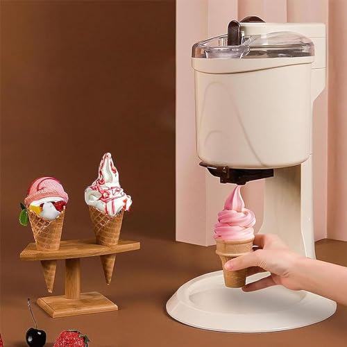 Softeismaschine kompakte tragbare Eismaschine halbautomatische 1000ML Frucht Dessert Joghurt Kegel Eiscreme Maker für Home DIY Küche – Bild 8
