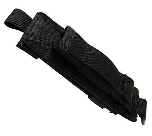 Miles Tactical ASP Molle Baton Holder Pouch fits Expandable Batons and Flashlights (Black 16-26)