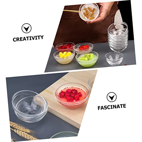 Zerodeko 8 Sztuk Małych Miseczek Deserowych Porcelanowych Kokilek Szklanych Miseczek Na Galaretkę Miseczek Na Pudding