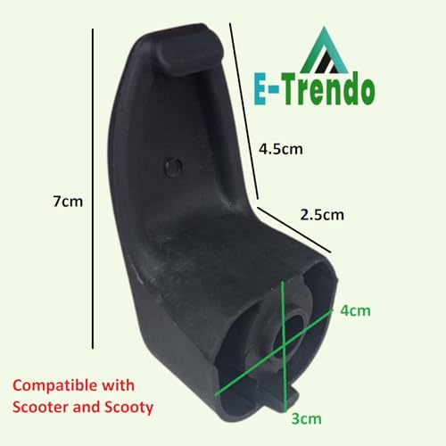 Image of E-Trendo Hook for Electric Scooters | Heavy Duty, Big Size | Scooter Huck | Black