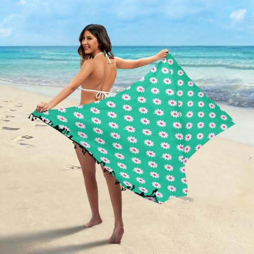 Traje de baño junior floral blanco para piscina y moda playera 3