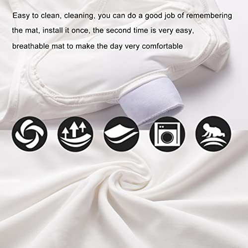 Wygwbd 1969913940--64715928 Men Padded Muscle Shirt Fake Chest Undershirts Enhancers Strong Shoulder Pads Underwear,White,L thumb #2