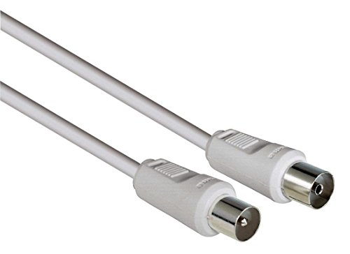 Alargador cable de antena clavija Tv 3 metros television tele cable coaxial