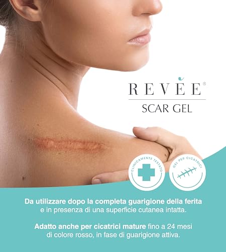 REVÉE Scar Gel 10 g Scar Gel for Face and Body - Scar Ointment After Surgery, Silicone Scar Gel 100% Medical Scar Cream After Surgery Transparent, Odourless, Quick Absorption, Scar Cream