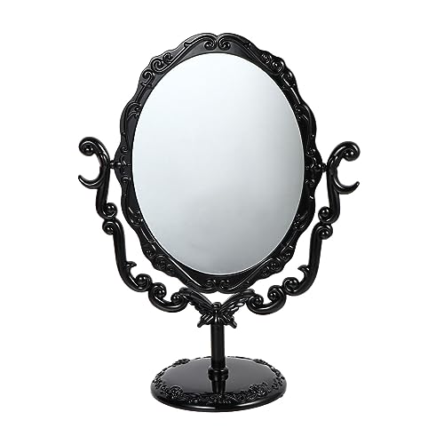Espejo Vintage de Mesa Healeved Negro Rotatorio