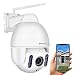 Produktbild Dericam 1080P IP Dome Outdoor WiFi-Überwachungskamera, 4X Optische PTZ-Kamera, Autofokus, 30m Nachtsicht, Fester Betrachtungswinkel 90 °, Externer SD-Kartensteckplatz, Wetterfest IP65, S2C