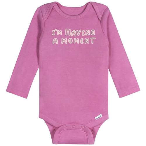 Image of Onesies Brand Unisex Baby 6-Pack Long Sleeve Bodysuits - Breathable Cotton One-Piece Outfits for Newborns & Infants