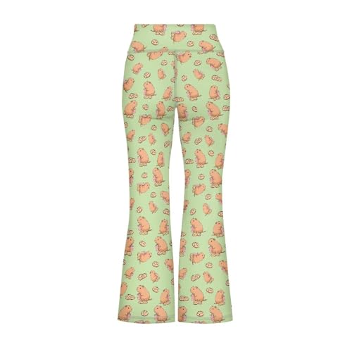 Hamster Girls' Activewear Leggings Cute Flare Leggings for Girls Casual Uniform3