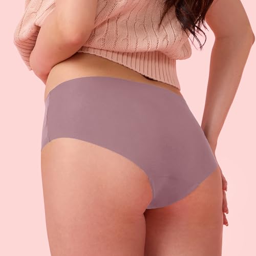 Image of Enamor Innovations Invisi, All Day Comfort, Mid Waist Hipster Panty for Women - No Visible Panty Lines, Sweat Wicking, Free Cut, Full Coverage - PH40