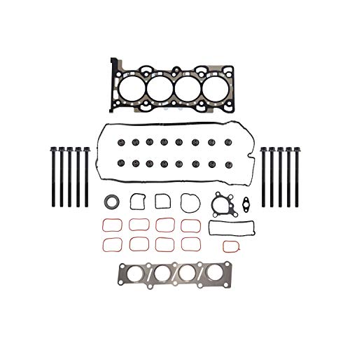 Image of DNJ HGB4235 Engine Cylinder Head Gasket Set with Head Bolt Kit, Complete Repair Set for 2012-2018 Ford, Lincoln Edge, Escape, Explorer 2.0L L4 16V DOHC 1999cc