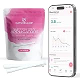 Natureland Personal Suppository Applicators for Women, Individually Wrapped Disposable Applicators with Silky Smooth Comfort Tip, Daily Intimate Care Tool (Large tip applicators, 20 Count (Pack of 1))