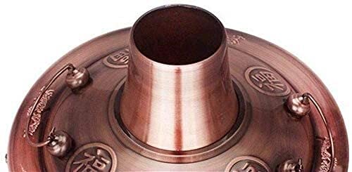 Olla tradicional de cobre para fondue y hot pot miniatura 2