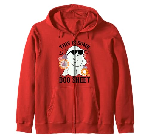 This Is Some Boo Sheet Halloween, divertido fantasma aterrador Sudadera con Capucha