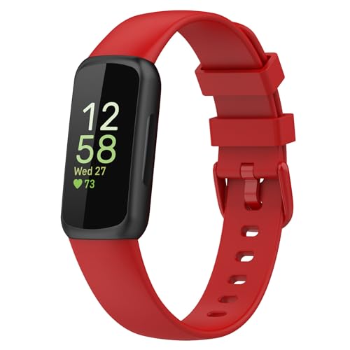 [DKEnjoy] For Fitbit Inspire 3 �o���h�A �V���R���x���g�A���v�o���h for Fitbit Inspire3�AS/L �T�C�Y�_�炩�� �����X�g���b�v (���b�h, S�T�C�Y)