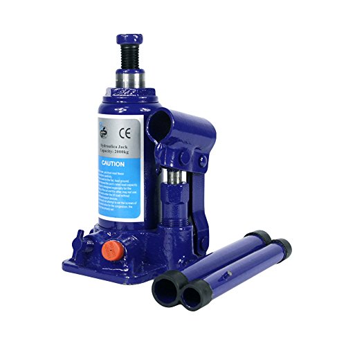 ZBN 2 Ton Hydraulic Bottle Jack With Safety Valve Blue Car Jack