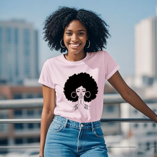 Image of Black History Shirts Black Graphic tees for Men and Women, Magic Fashion Afro American Natural Hair Vintage Melanin T-Shirts