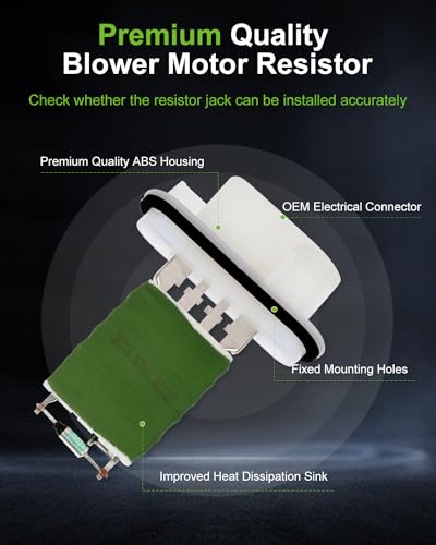 Image of SCITOO Air Conditioning Heater Fan HVAC Blower Motor Resistor Regulator for Chevrolet Colorado 2004-2012 / Chevrolet SSR 2003-2006 /GMC Canyon 2004-2012 / Isuzu i-280 2006 / Isuzu i-290 2007-2008