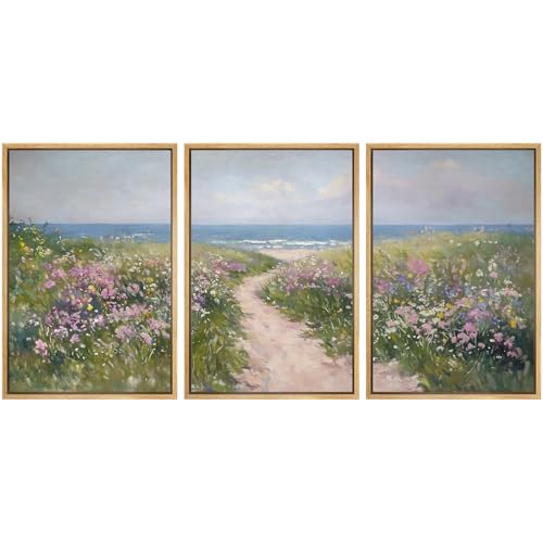 SIGNWIN Framed Canvas Print Wall Art Set Path to The