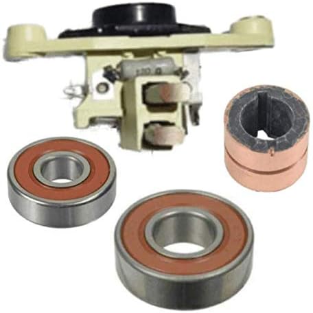 ManiacEM Alternator Rebuild Kit for 1982-1991 Mercedes 380 420 500 560 with 80 Amp Bosch Type Regulator Brushes Bearings SlipRing - 14783RK