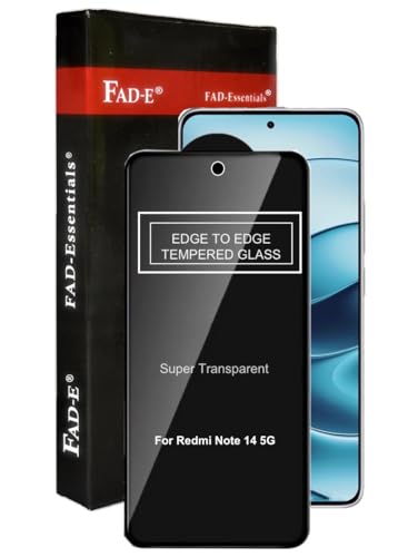 Image of FAD-E Tempered Glass Screen Protector Guard Compatible for REDMI NOTE 14 5G / Poco M7 Pro 5G