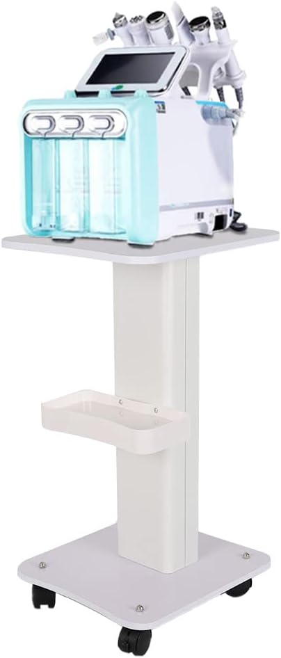 LYNICESHOP Professional Metal Beauty Salon Rolling Cart, 15" x 14", White, Multifunctional, Easy to Move, Sturdy and Durable