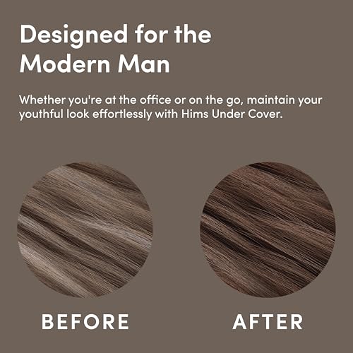 hims Under Cover Color & Conditioner for Men, Dark Brown - Hair Color Conditioner for Gray Hair Coverage - Semi Permanent, Moisturizes, Blends Grays - Fresh Forest Scent - 5 fl oz - Thumbnail 5