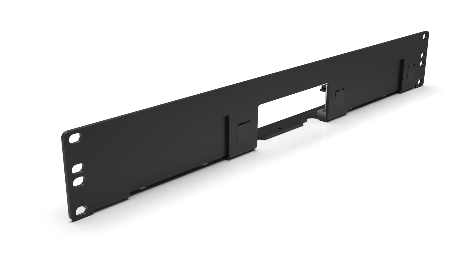 Intel NUC - Soporte para rack (19 pulgadas, 1,5 U, incluye 2 fundas en blanco