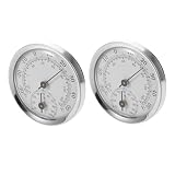 2 Pezzi Igrometro Analogico Mini per Sigari Display a Lancetta