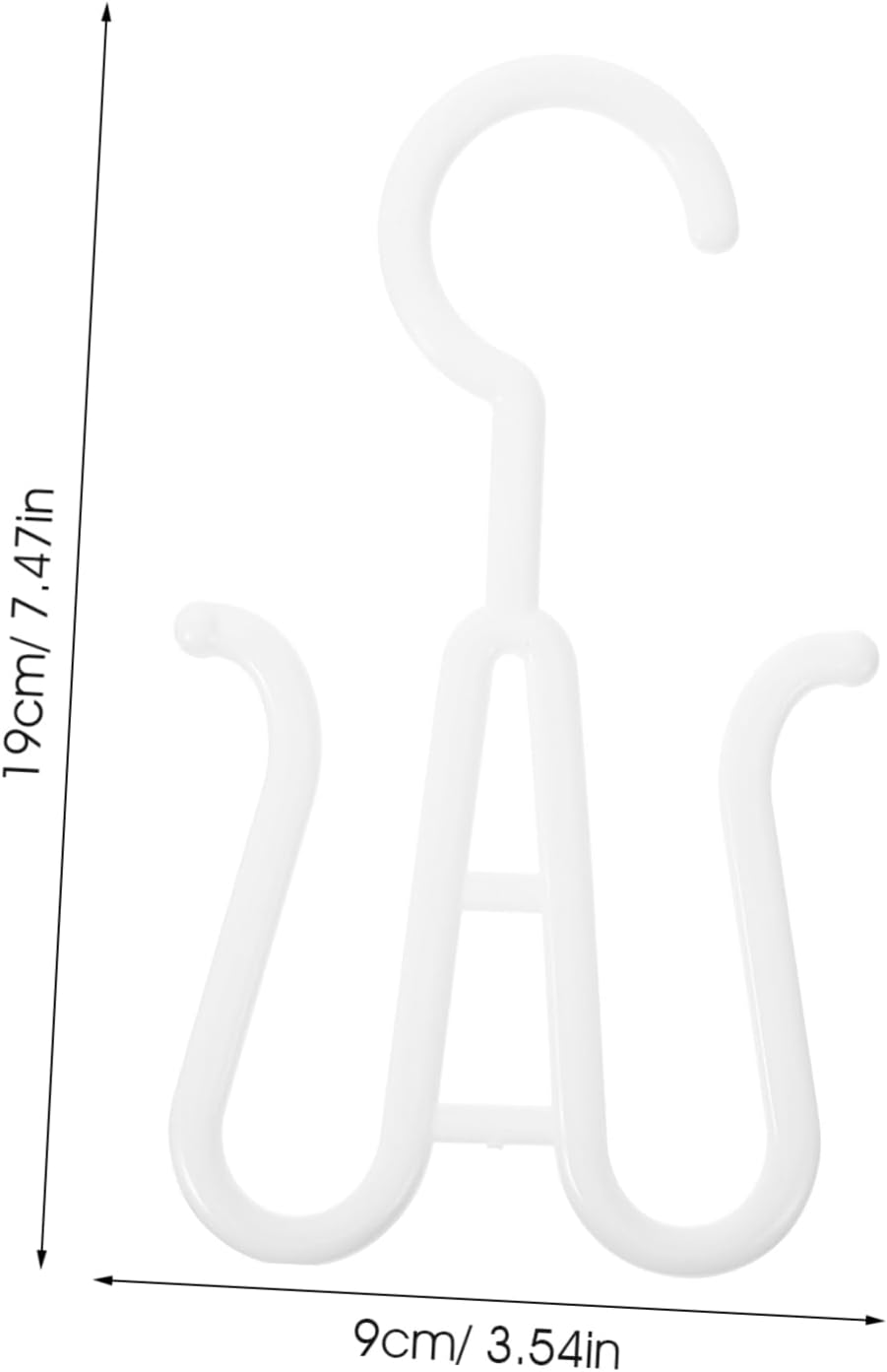 OUNONA 50pcs Slipper Shoes Hanger Hanging Shoe Holder Sturdy Hanging Rack Boot Holder for Outside