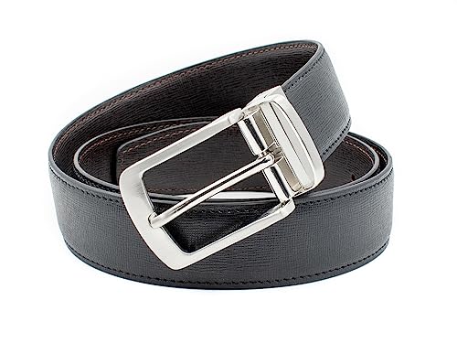 Image of Reversible Pu-Leather Formal Belt For Men