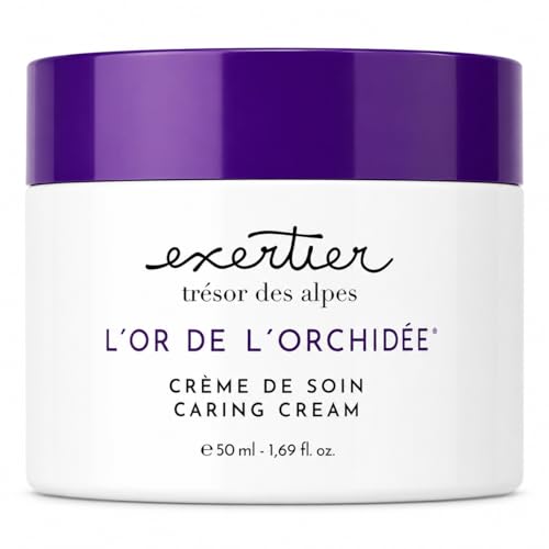 Crema Viso Idratante e Nutriente Anti-Età con Orchidea, Pro-Collagene e Olio di Vinaccioli Bio – Trattamento Antirughe per Pelle Secca e Matura – Texture Leggera Non Grassa – 50 ml