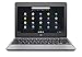 Price comparison product image HP Chromebook 11-v001na 11.5 Inch Laptop - (Silver) (Intel N3060, 4 GB RAM, 16 GB eMMC, 100 GB Cloud Storage with Google One (1 Year Subscription) Chrome OS)