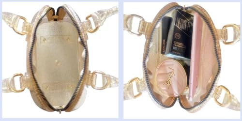 Image of Jelly Crossbody Purse Shoulder Bag, Candy Color Tote Satchel Top-Handle Handbags for Women
