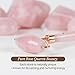 Rose Quartz Face Roller - Relaxation Gifts for Women, Valentines Day Gifts, Skin Care Tools for Fine Lines and Wrinkles, Beauty Gift Ideas, Massager Facial Tool, Self Care Gift for Women