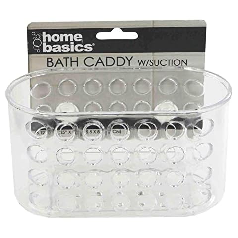 JOEY'Z Small Shower Caddy/Shower Basket/Bath Caddy Soap Holder with Suction Cups Cover
