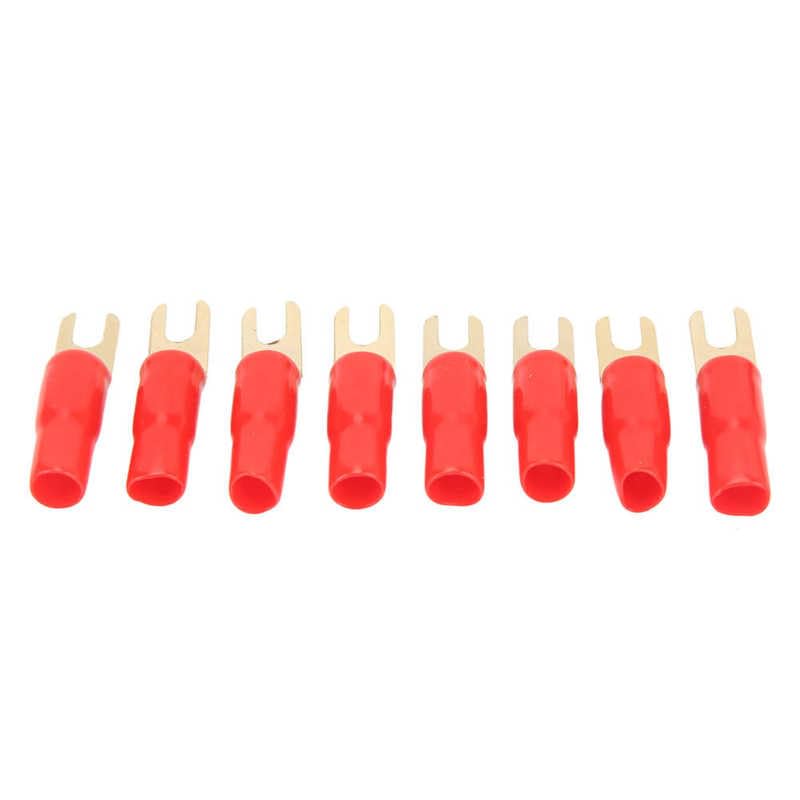 Electrical Crimp Terminals Fork Spade Wire Connectors with Heat Shrink Tube for Auto Home Industry