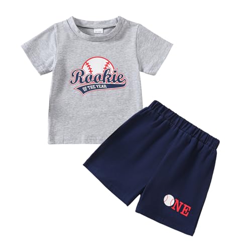 Tinypainter Baby Boy First Birthday Outfit 1st Birthday T-shirt+ One Letter Shorts 1 Year Old Clothes