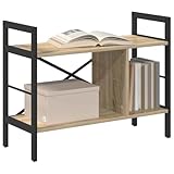【Utilizzi versatili】 Perfetta per vari spazi come soggiorni e uffici. Ogni ripiano è una casa chic per libri e decorazioni. Adatta per chi vive in città e cerca un'archiviazione che ha carattere, con la sua struttura autoportante, si adatta a diversi stili e spazi.