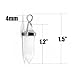 ALEXCRAFT Wholesale 10 PCS Clear Quartz Crystal Stone Point Healing Reiki Chakra Pendants for Jewelry Making