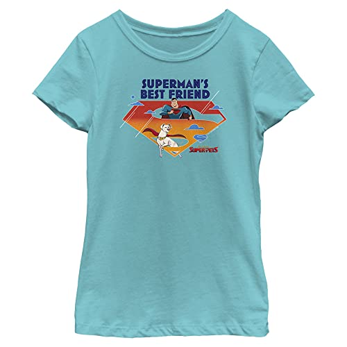 T-shirt manches courtes Little Dc Super Pets fille en tissu respirant et doux